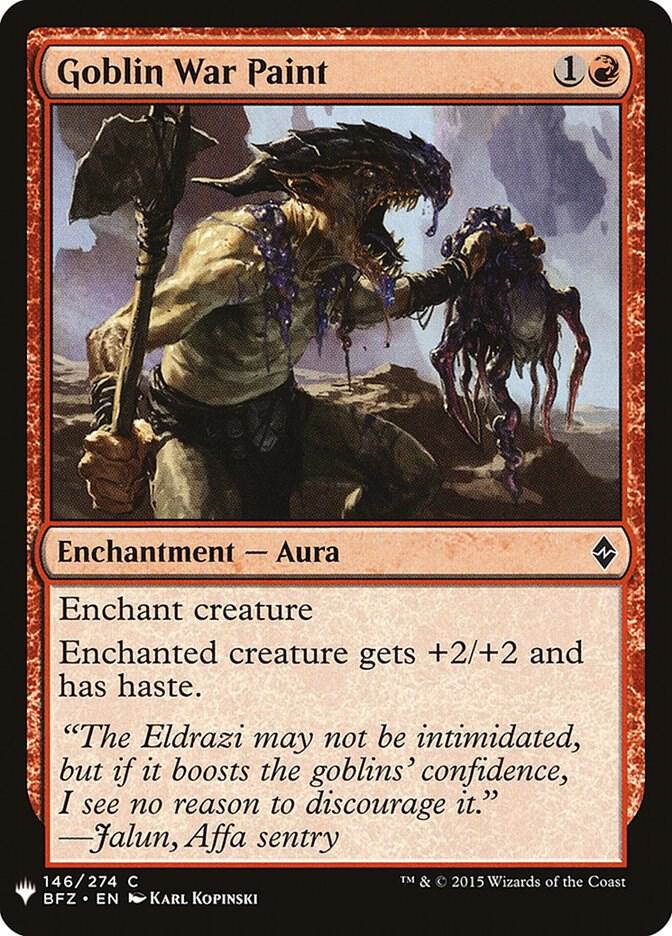 Goblin War Paint (146) [The List]