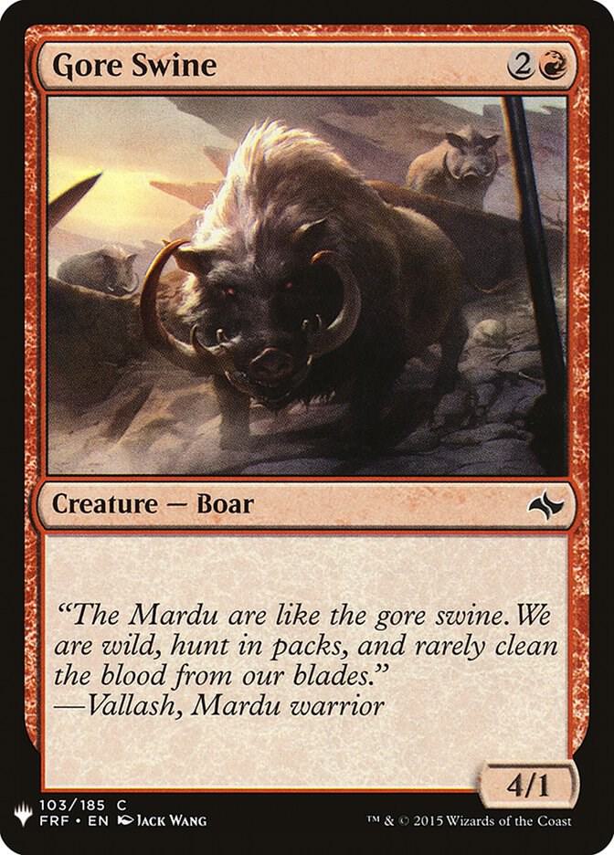 Gore Swine (103) [The List]