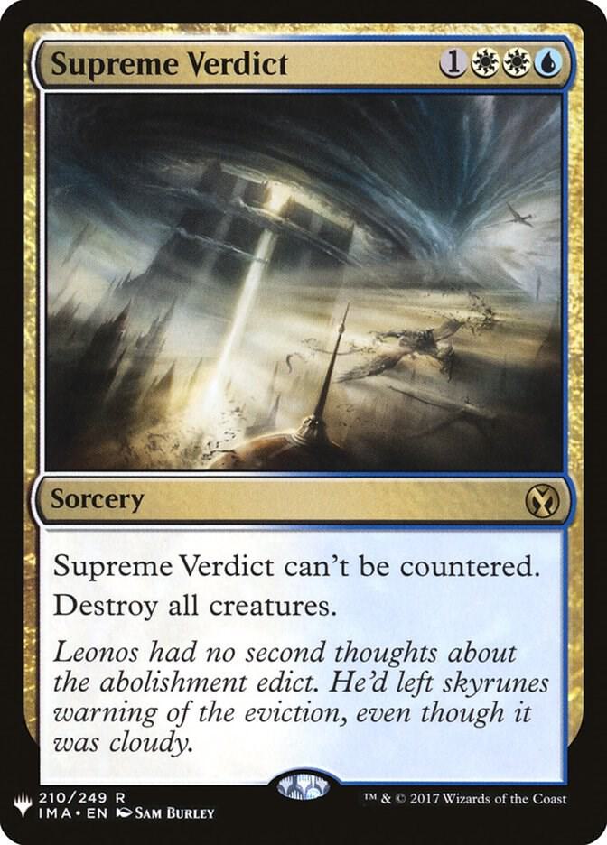 Supreme Verdict (210) [The List]