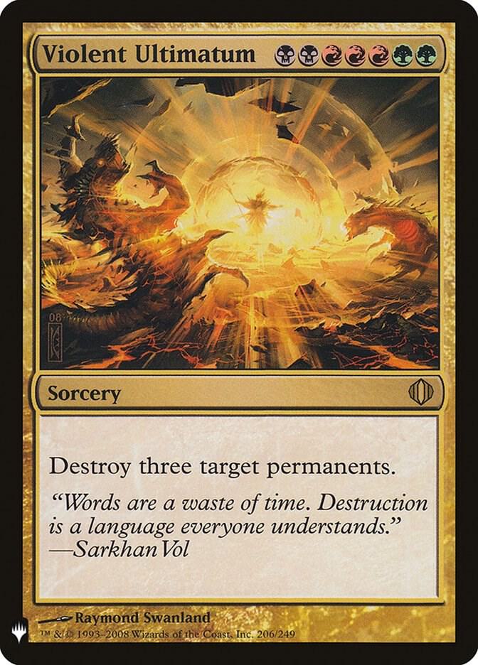 Violent Ultimatum (206/249) [The List]