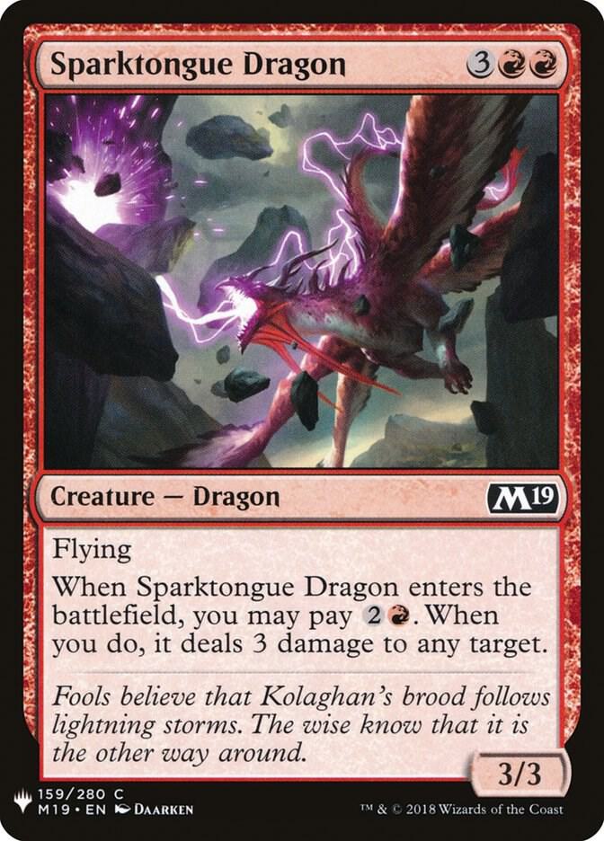 Sparktongue Dragon (159) [The List]