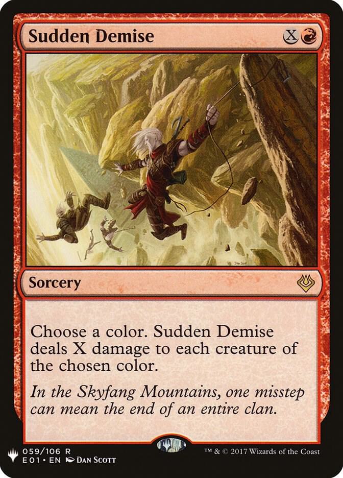 Sudden Demise (059/106) [The List]