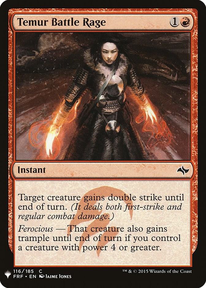 Temur Battle Rage (FRF) (116) [The List]