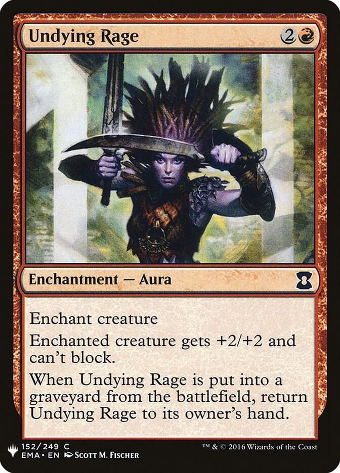 Undying Rage (152) [The List]