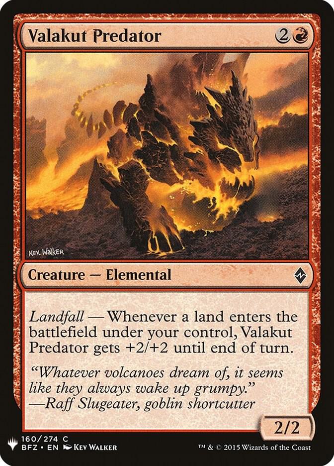 Valakut Predator (160) [The List]