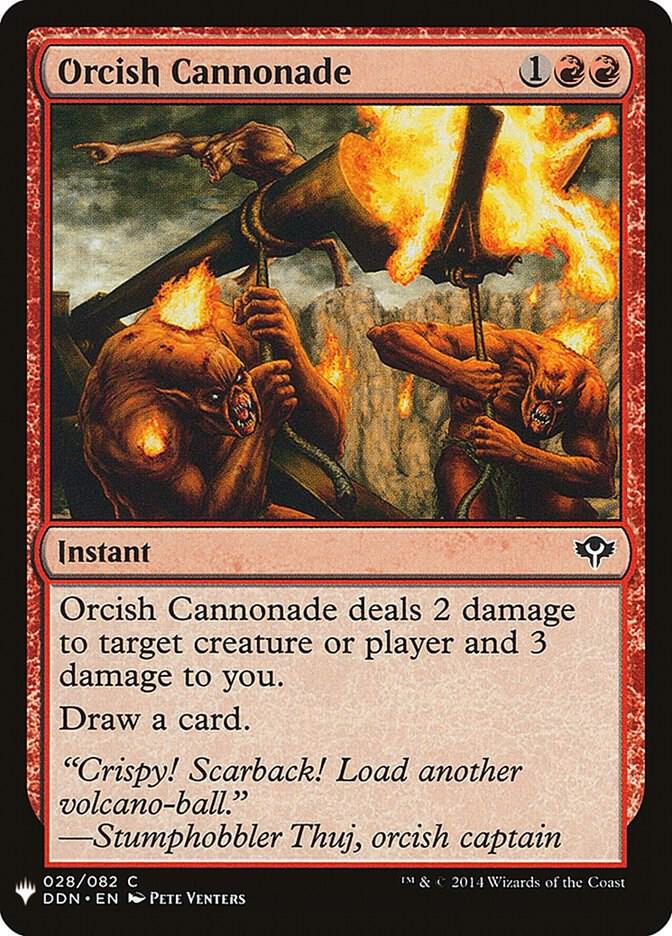 Orcish Cannonade (28) [The List]