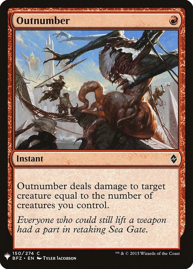 Outnumber (150) [The List]