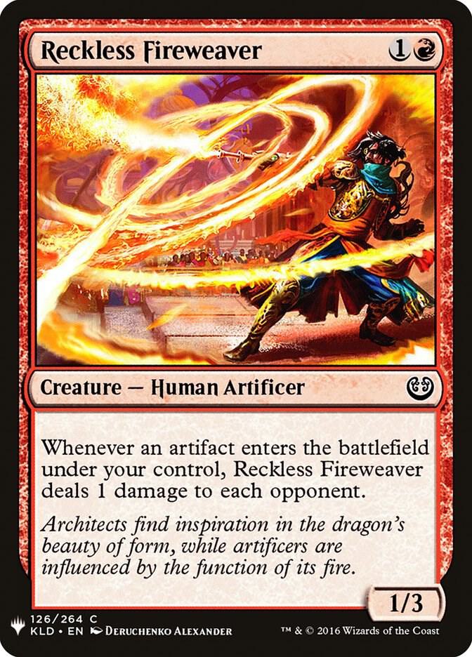 Reckless Fireweaver (126) [The List]