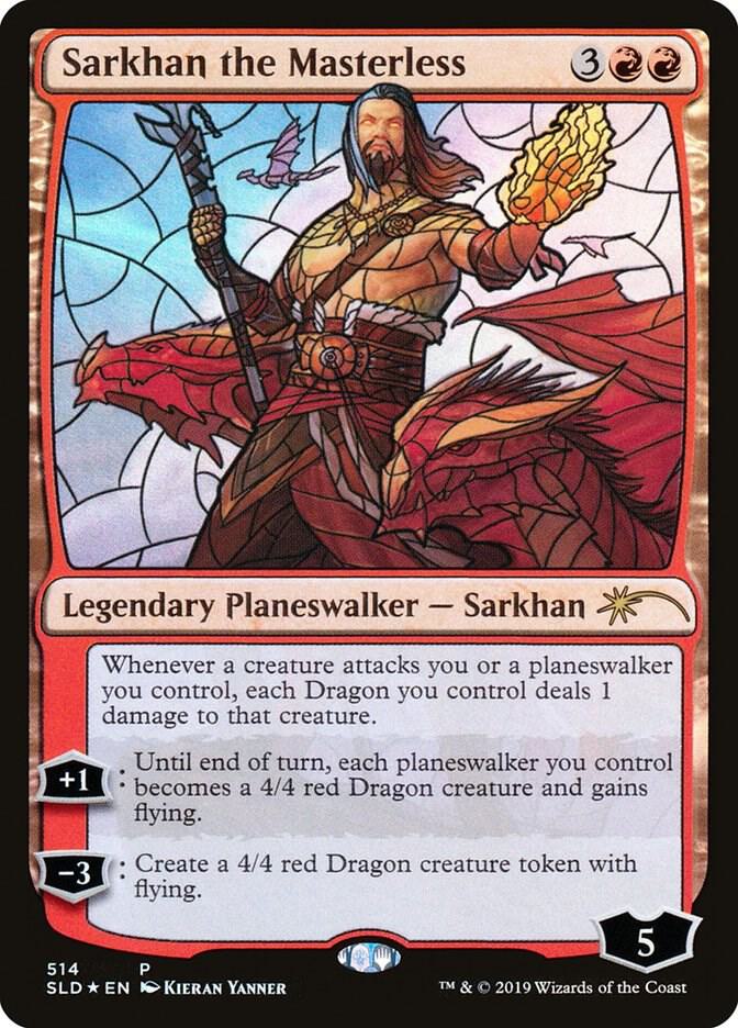 Sarkhan the Masterless (Stained Glass) (514) [Secret Lair Drop]