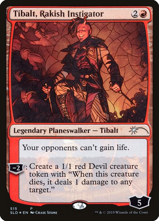 Tibalt, Rakish Instigator (Stained Glass) (515) [Secret Lair Drop]