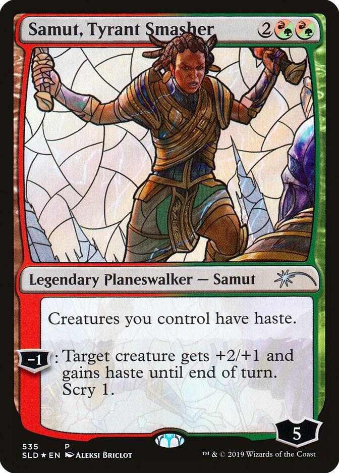 Samut, Tyrant Smasher (Stained Glass) (535) [Secret Lair Drop]