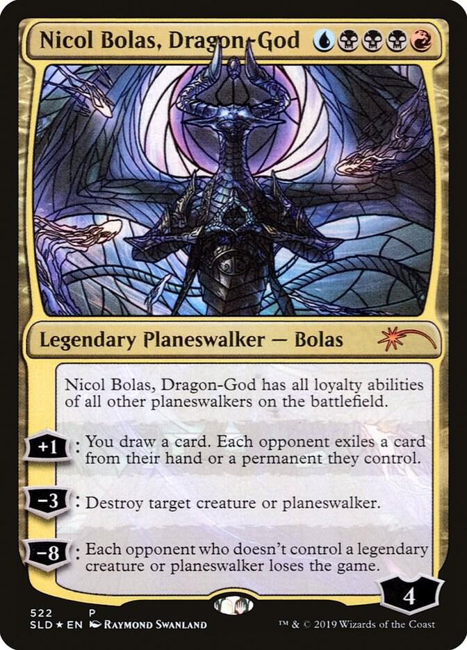 Nicol Bolas, Dragon-God (Stained Glass) (522) [Secret Lair Drop]