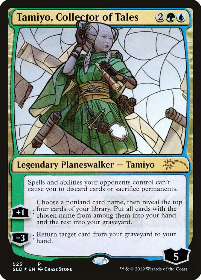 Tamiyo, Collector of Tales (Stained Glass) (525) [Secret Lair Drop]