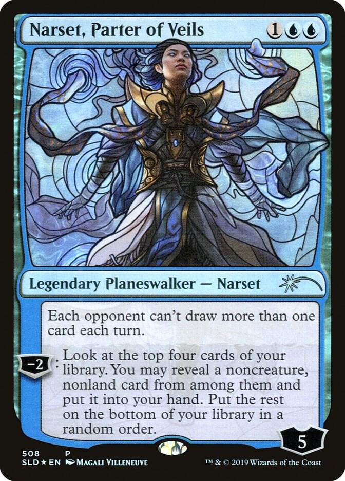 Narset, Parter of Veils (Stained Glass) (508) [Secret Lair Drop]