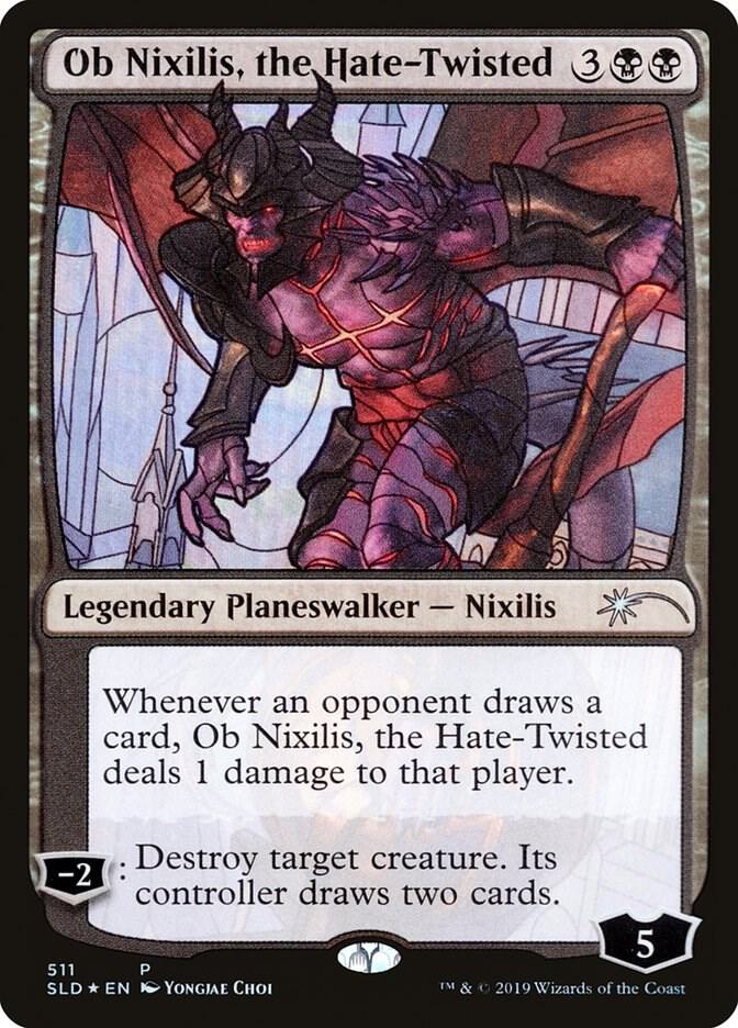 Ob Nixilis, the Hate-Twisted (Stained Glass) (511) [Secret Lair Drop]