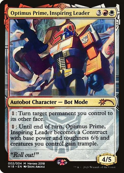 Optimus Prime, Inspiring Leader (2) [Unique and Miscellaneous Promos]