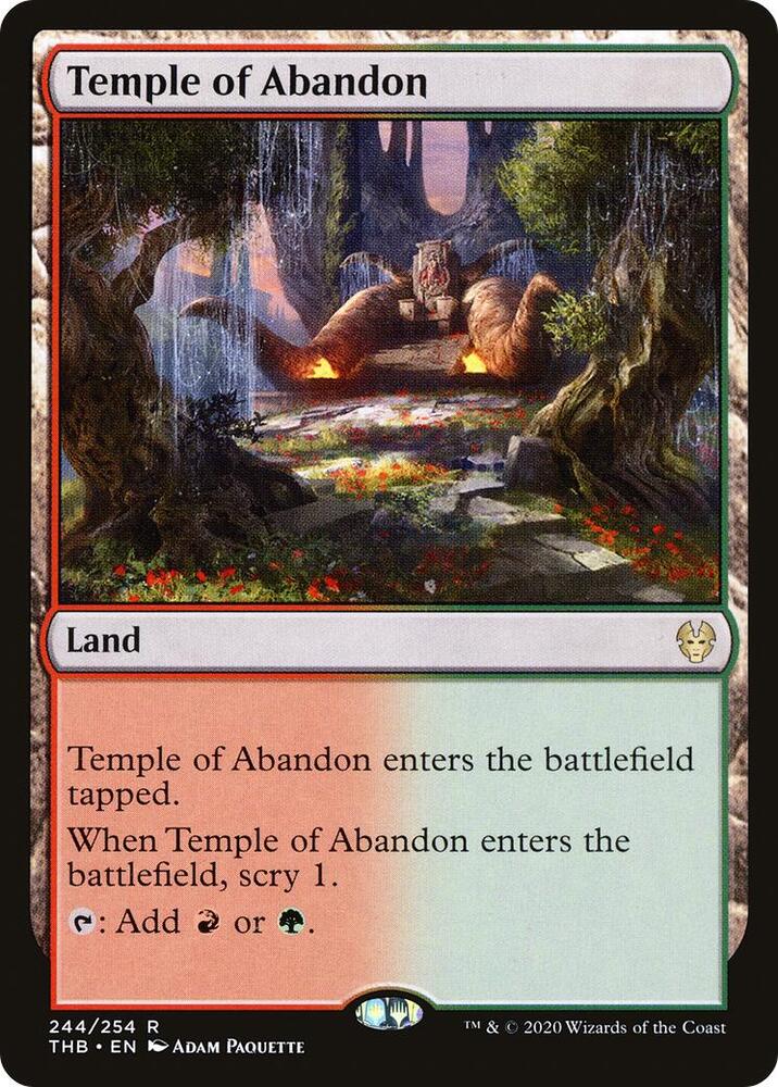Temple of Abandon (244) [Theros Beyond Death]
