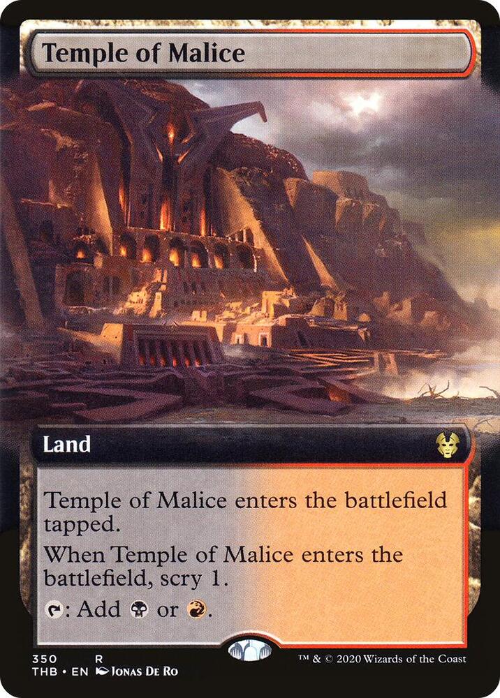 Temple of Malice (Extended Art) (350) [Theros Beyond Death] [Extended Art]