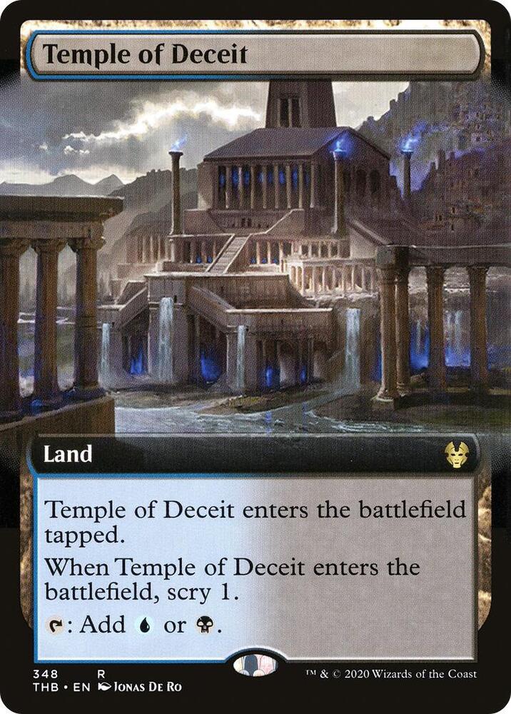 Temple of Deceit (Extended Art) (348) [Theros Beyond Death] [Extended Art]