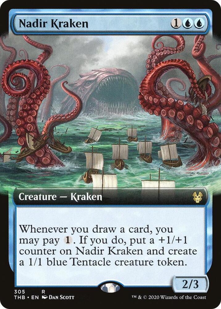 Nadir Kraken (Extended Art) (305) [Theros Beyond Death] [Extended Art]