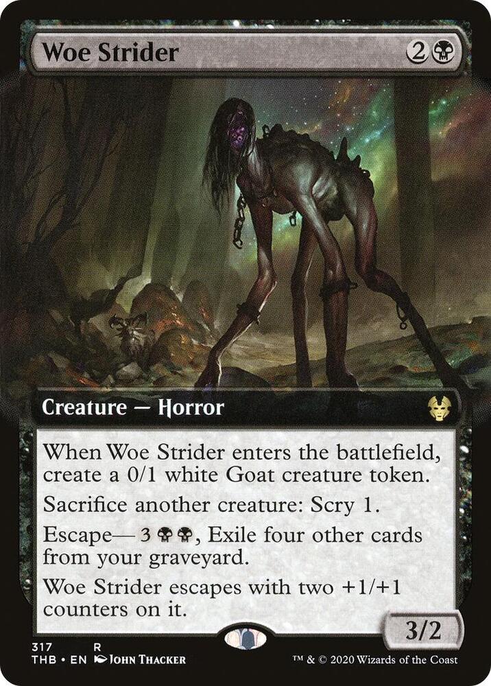 Woe Strider (Extended Art) (317) [Theros Beyond Death] [Extended Art]