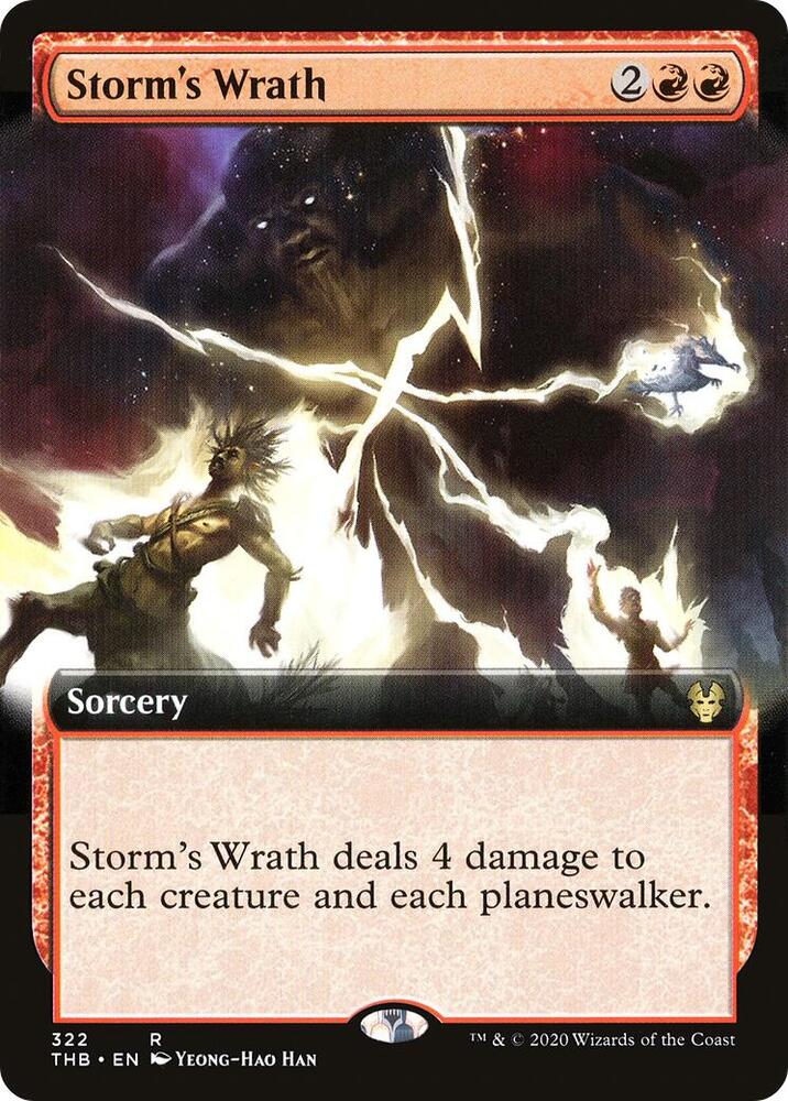 Storm's Wrath (Extended Art) (322) [Theros Beyond Death] [Extended Art]