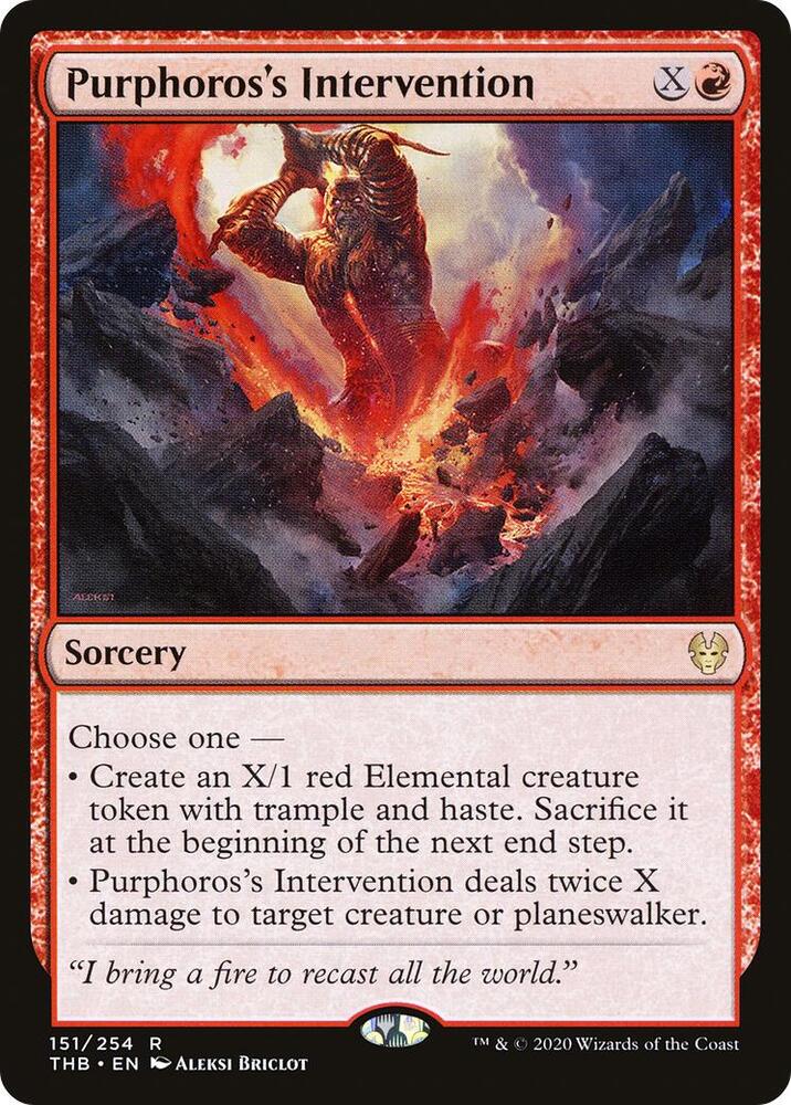 Purphoros's Intervention (151) [Theros Beyond Death]
