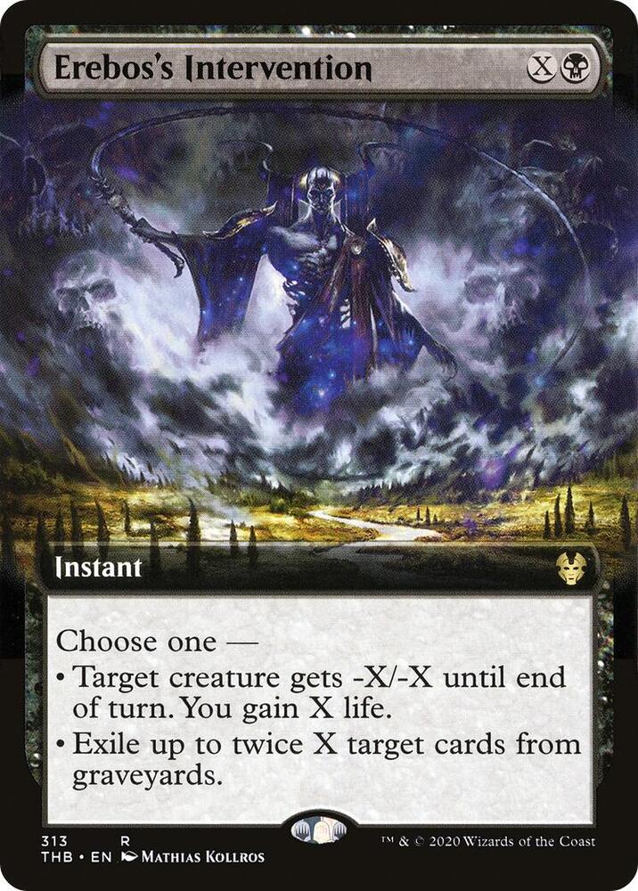 Erebos's Intervention (Extended Art) (313) [Theros Beyond Death] [Extended Art]
