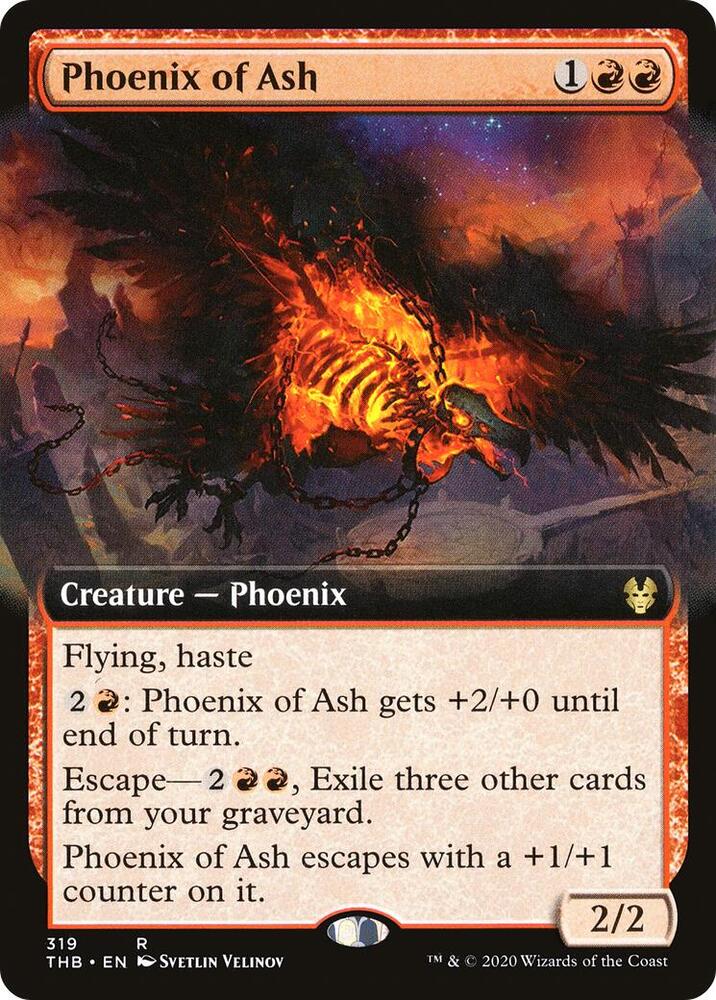 Phoenix of Ash (Extended Art) (319) [Theros Beyond Death] [Extended Art]