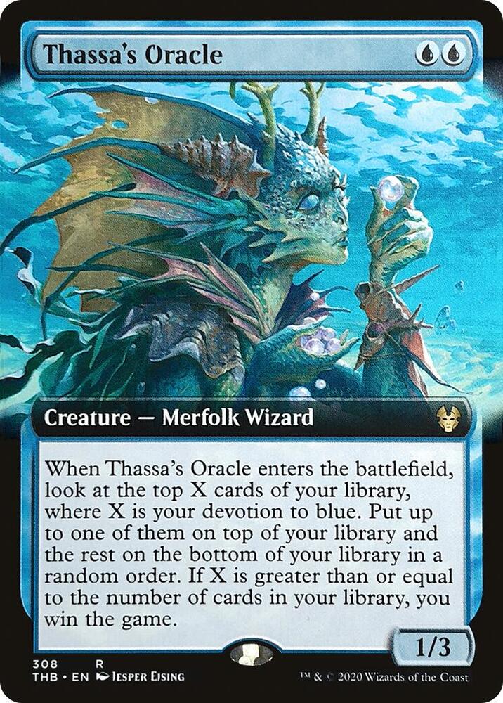 Thassa's Oracle (Extended Art) (308) [Theros Beyond Death] [Extended Art]