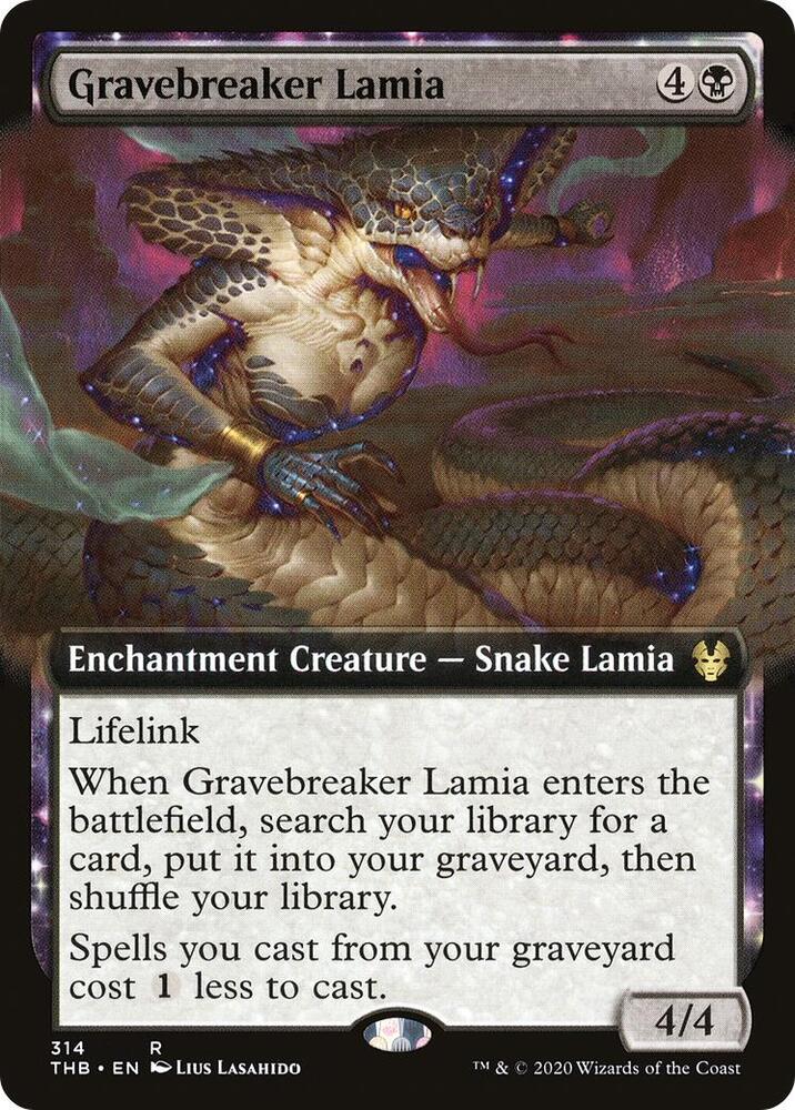 Gravebreaker Lamia (Extended Art) (314) [Theros Beyond Death] [Extended Art]