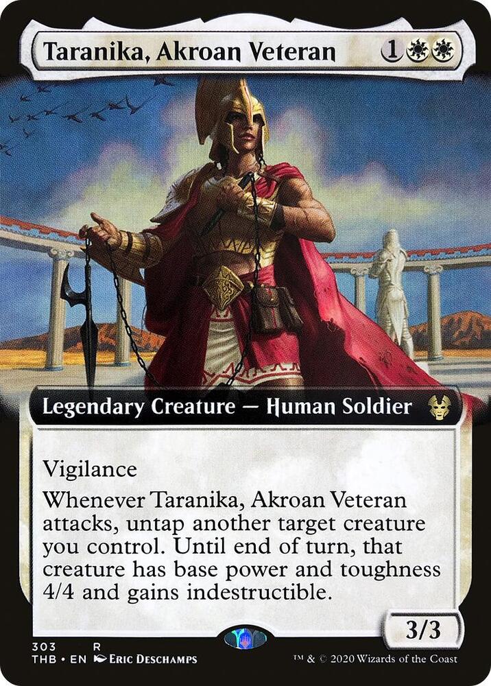 Taranika, Akroan Veteran (Extended Art) (303) [Theros Beyond Death] [Extended Art]