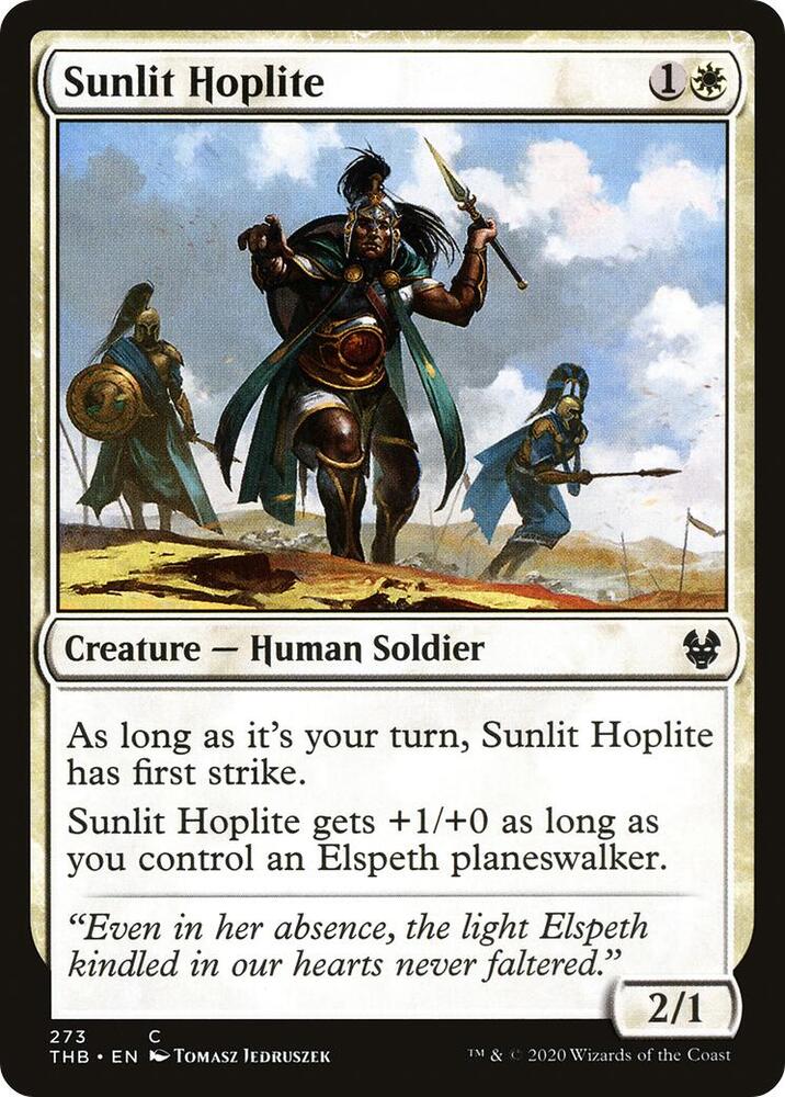 Sunlit Hoplite (273) [Theros Beyond Death]