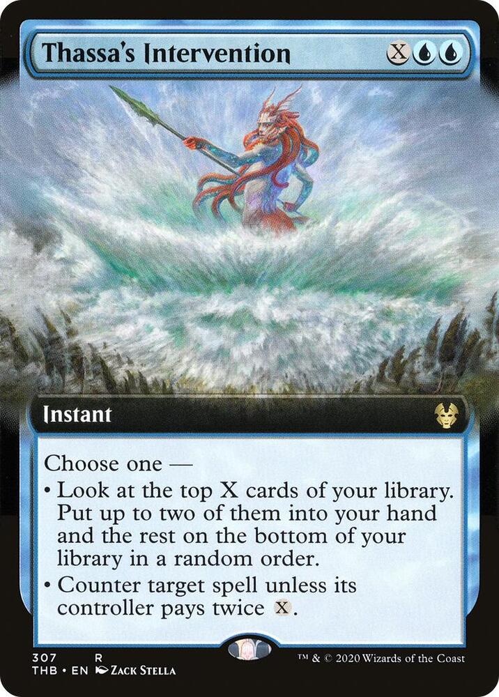 Thassa's Intervention (Extended Art) (307) [Theros Beyond Death] [Extended Art]