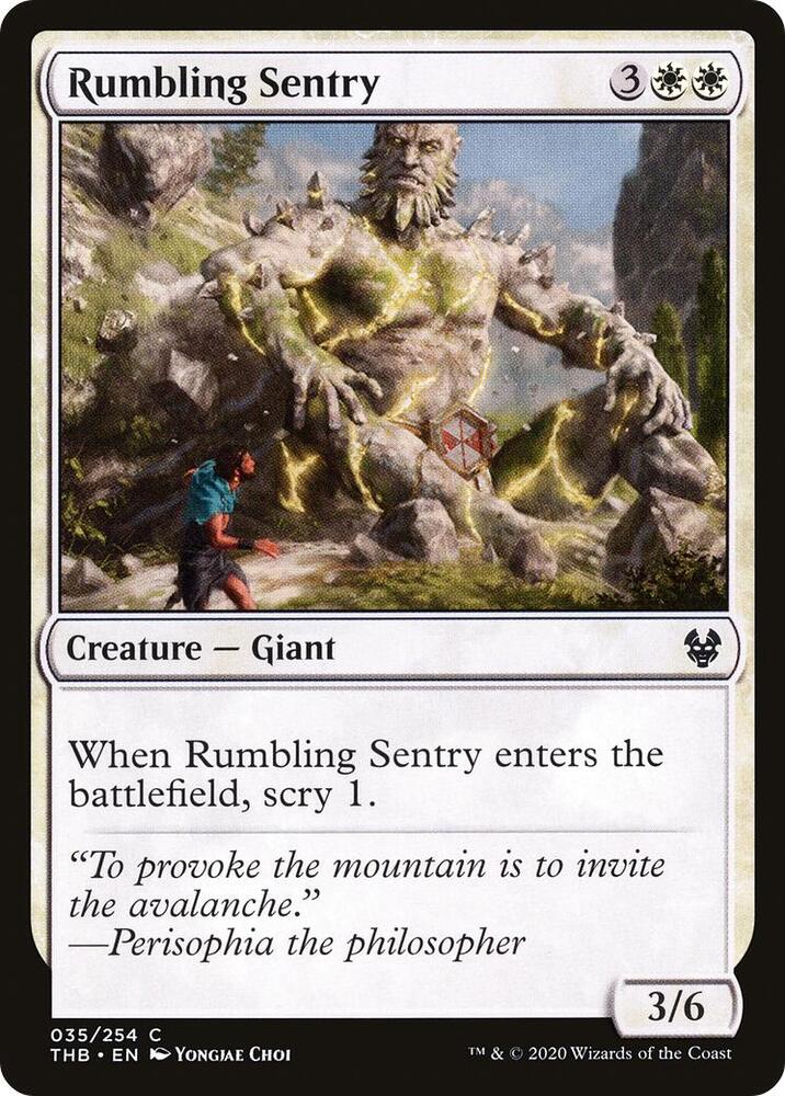 Rumbling Sentry (35) [Theros Beyond Death]