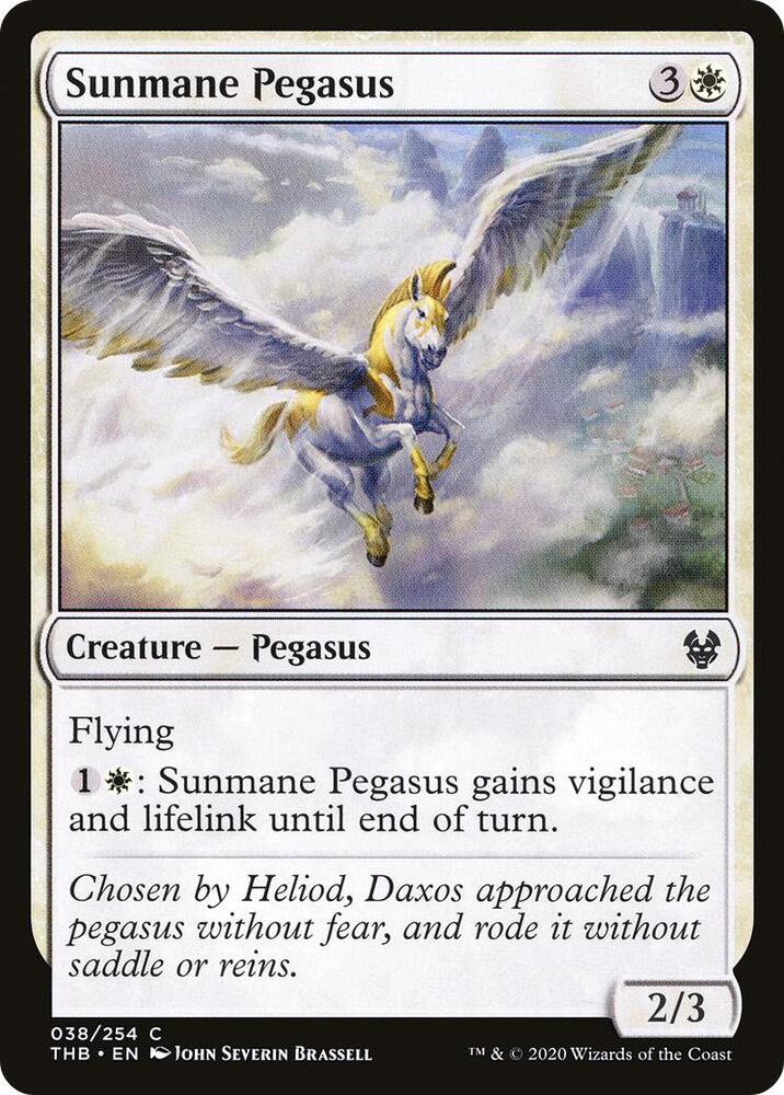 Sunmane Pegasus (38) [Theros Beyond Death]