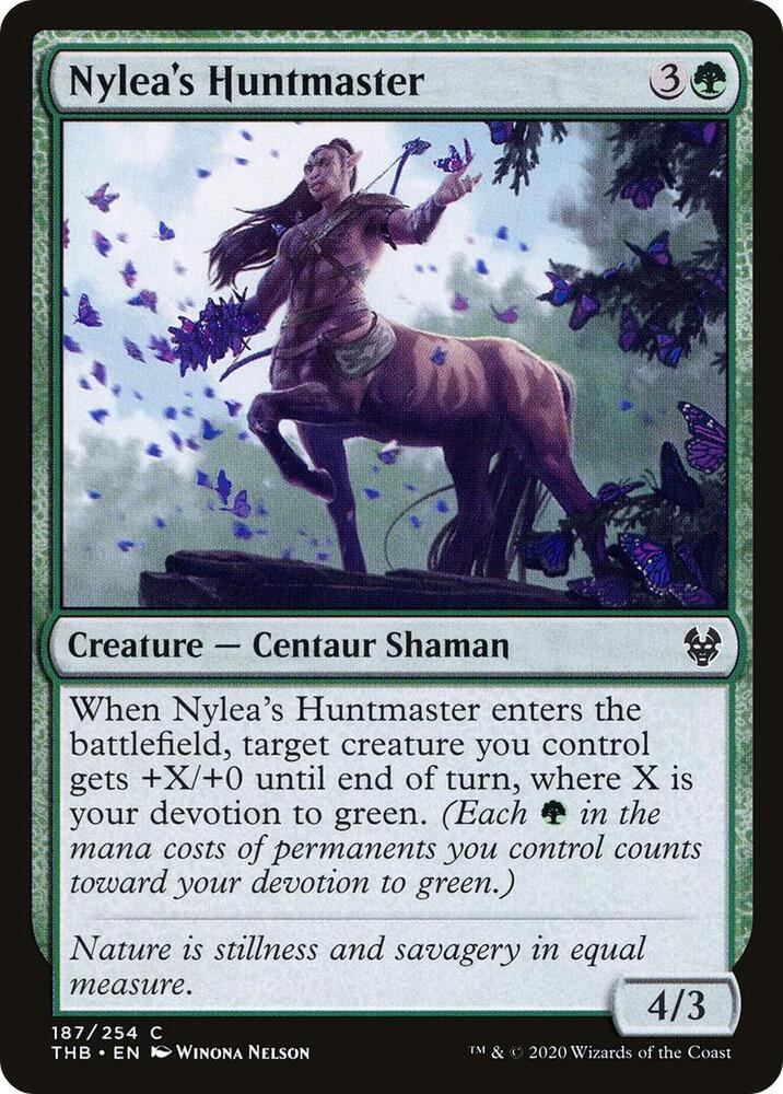 Nylea's Huntmaster (187) [Theros Beyond Death]