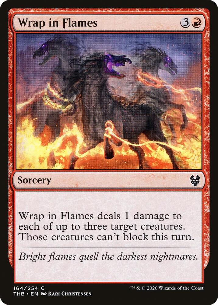 Wrap in Flames (164) [Theros Beyond Death]