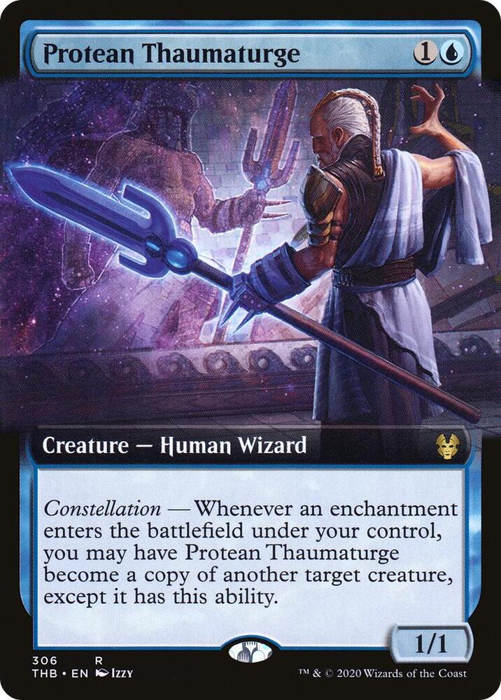 Protean Thaumaturge (Extended Art) (306) [Theros Beyond Death] [Extended Art]