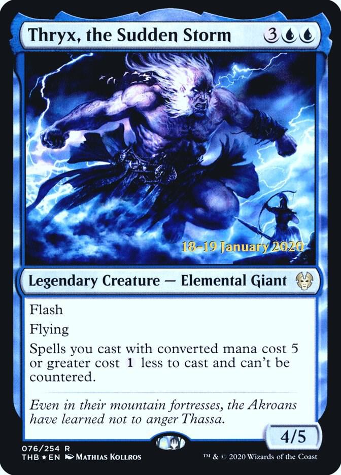 Thryx, the Sudden Storm (76) [Prerelease Cards]