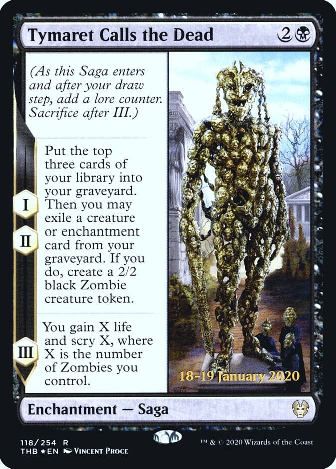 Tymaret Calls the Dead (118) [Prerelease Cards]