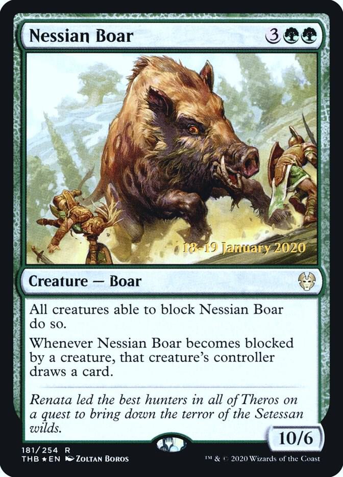 Nessian Boar (181) [Prerelease Cards]