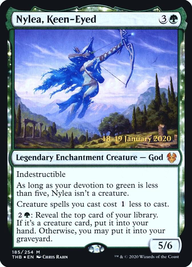 Nylea, Keen-Eyed (185) [Prerelease Cards]