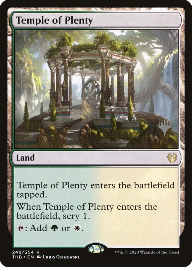 Temple of Plenty (248) [Theros Beyond Death Promos]