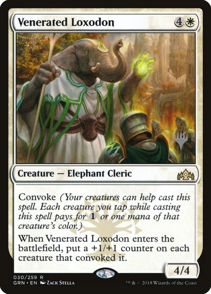 Venerated Loxodon (30) [Theros Beyond Death Promos]
