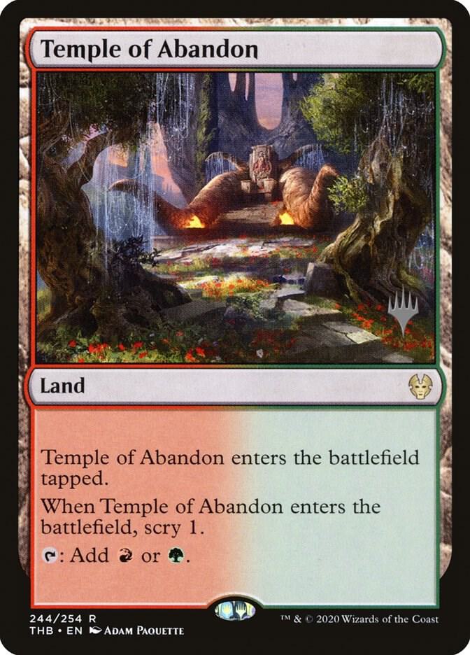 Temple of Abandon (244) [Theros Beyond Death Promos]