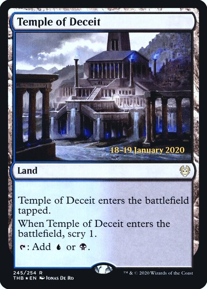 Temple of Deceit (245) [Prerelease Cards]