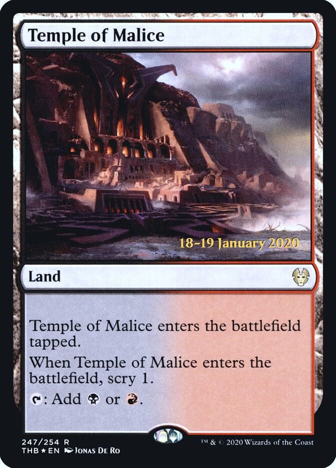 Temple of Malice (247) [Prerelease Cards]