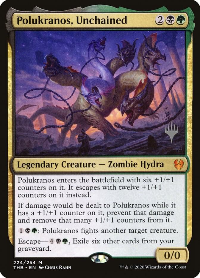 Polukranos, Unchained (224) [Theros Beyond Death Promos]