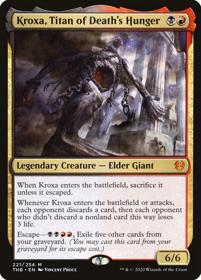 Kroxa, Titan of Death's Hunger (221) [Theros Beyond Death Promos]